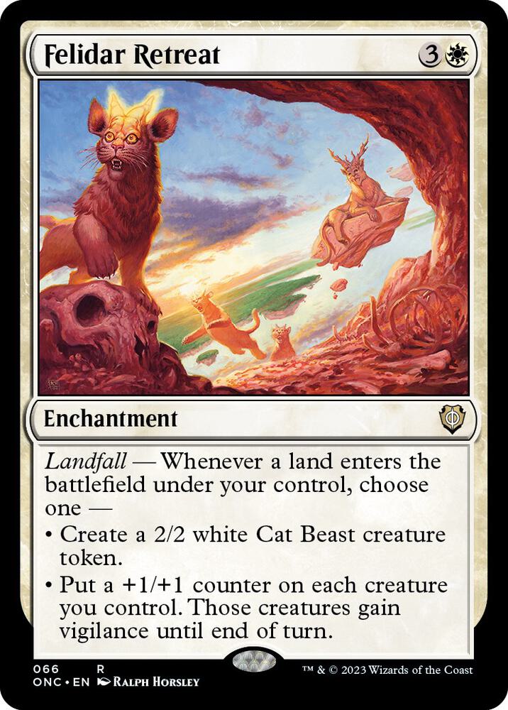 Felidar Retreat (66) [Phyrexia: All Will Be One Commander]