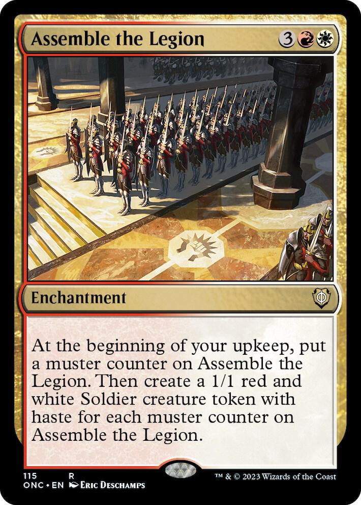Assemble the Legion (115) [Phyrexia: All Will Be One Commander]