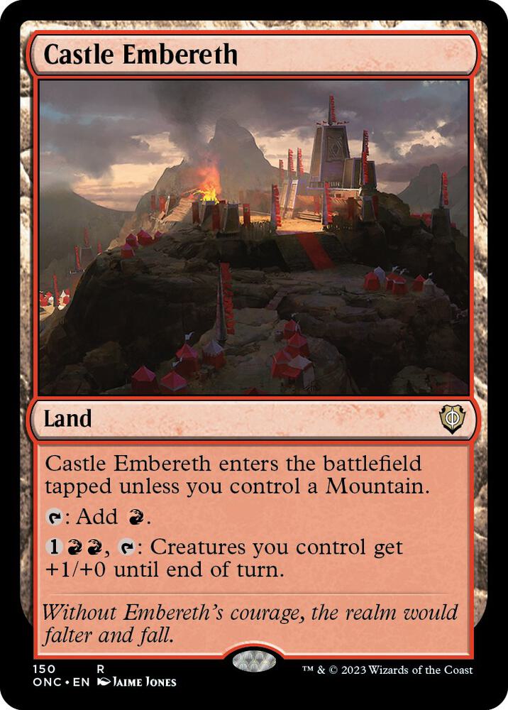 Castle Embereth (150) [Phyrexia: All Will Be One Commander]