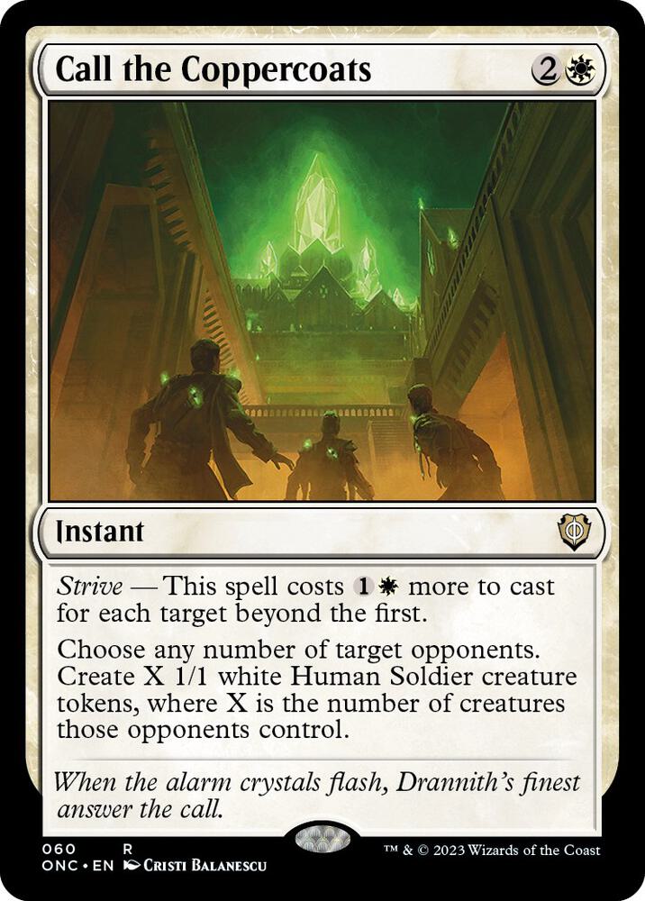 Call the Coppercoats (60) [Phyrexia: All Will Be One Commander]