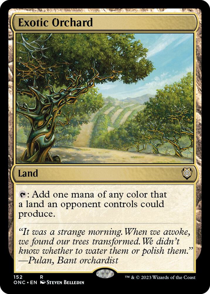 Exotic Orchard (152) [Phyrexia: All Will Be One Commander]