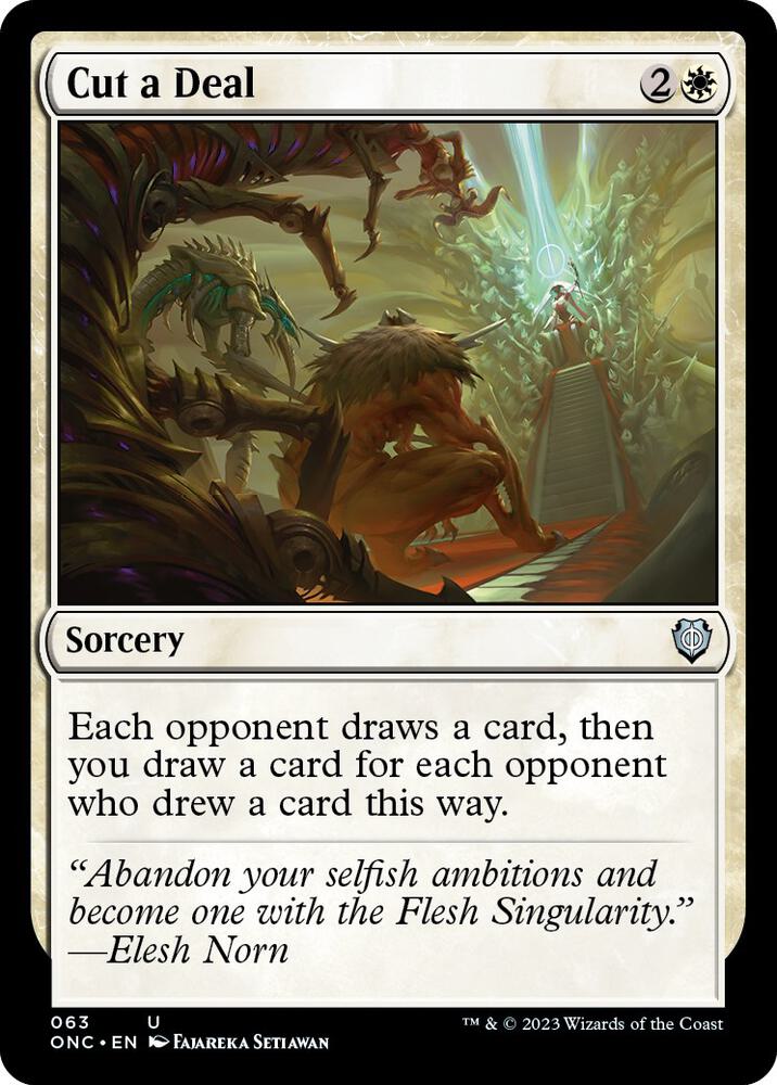 Cut a Deal (63) [Phyrexia: All Will Be One Commander]