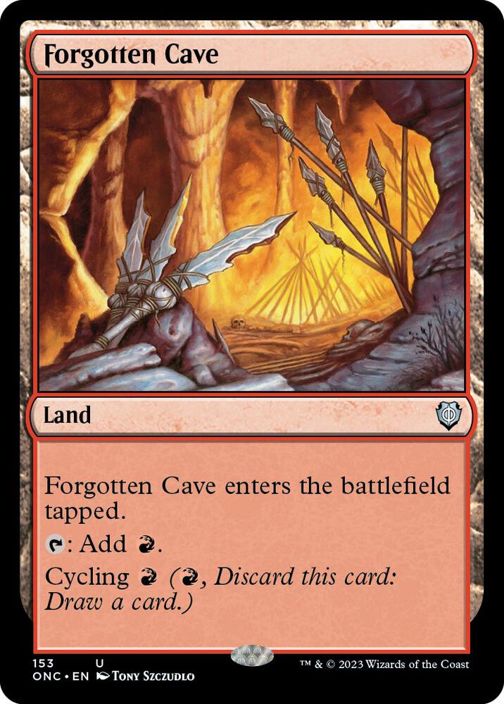 Forgotten Cave (153) [Phyrexia: All Will Be One Commander]
