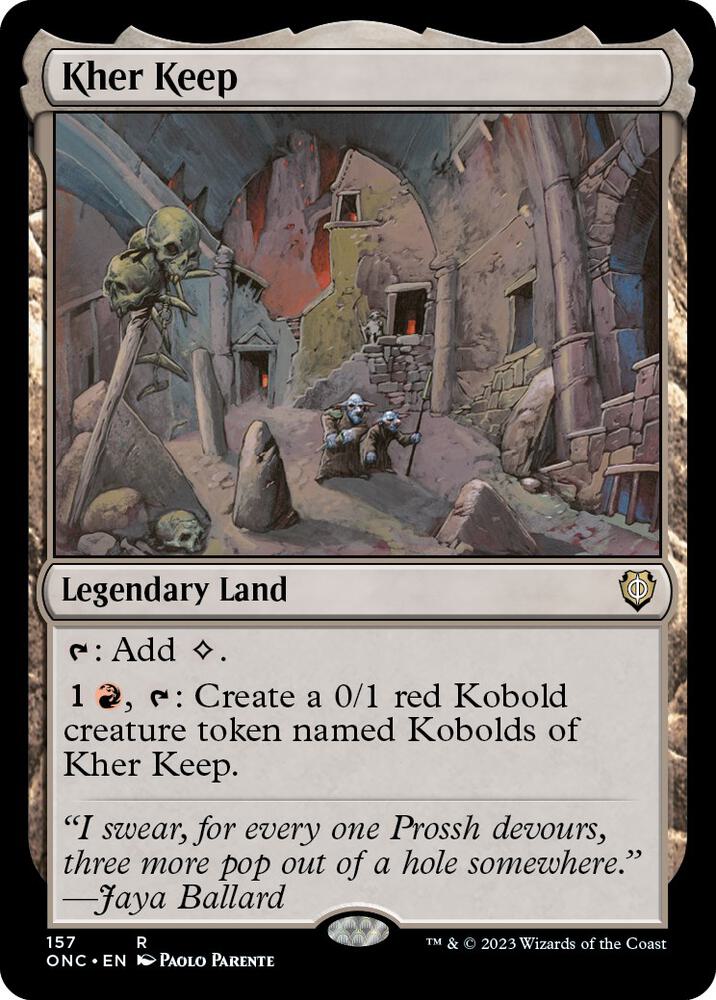 Kher Keep (157) [Phyrexia: All Will Be One Commander]