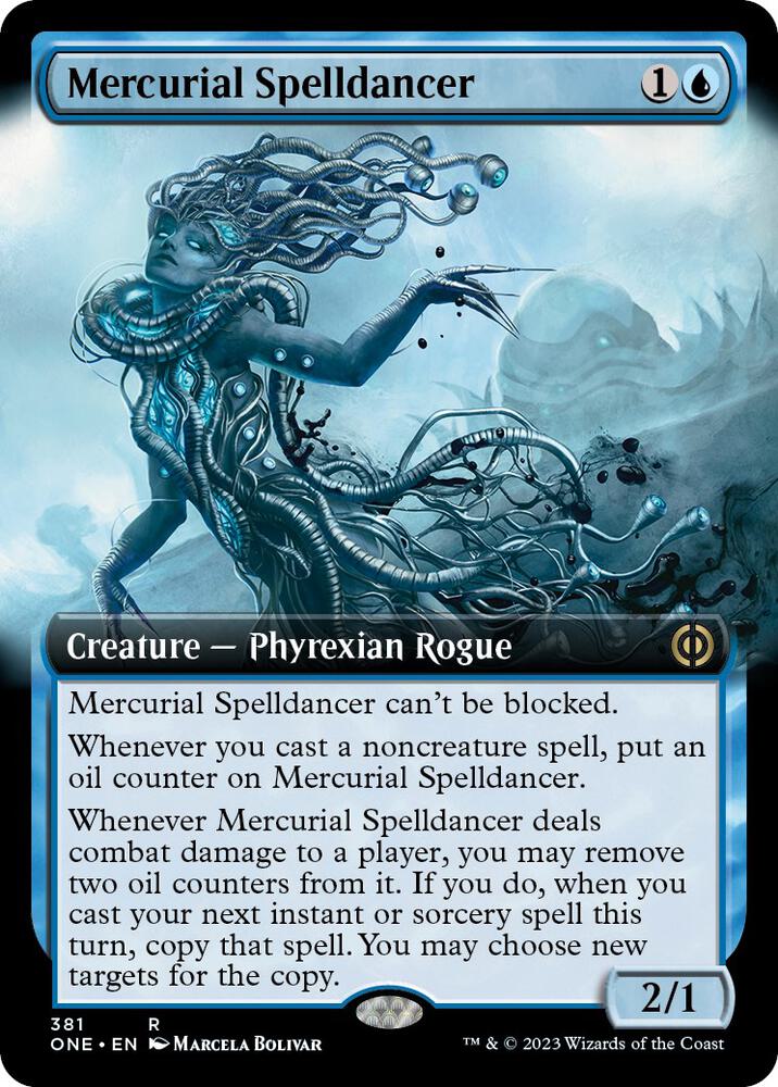 Mercurial Spelldancer (Extended Art) (381) [Phyrexia: All Will Be One] [Extended Art]