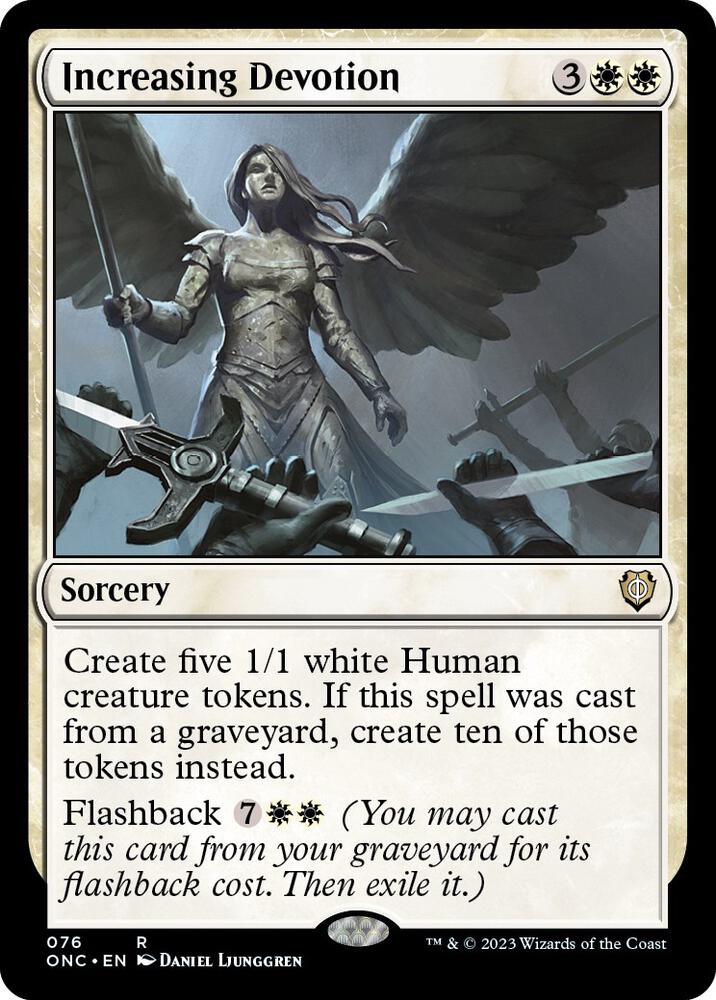 Increasing Devotion (76) [Phyrexia: All Will Be One Commander]