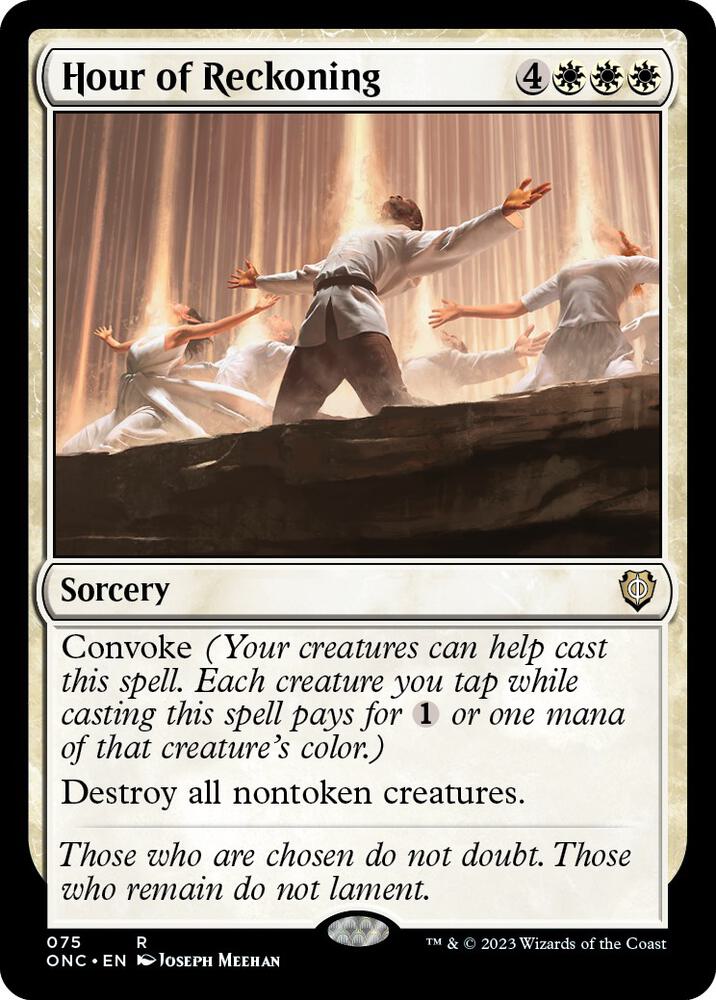 Hour of Reckoning (75) [Phyrexia: All Will Be One Commander]