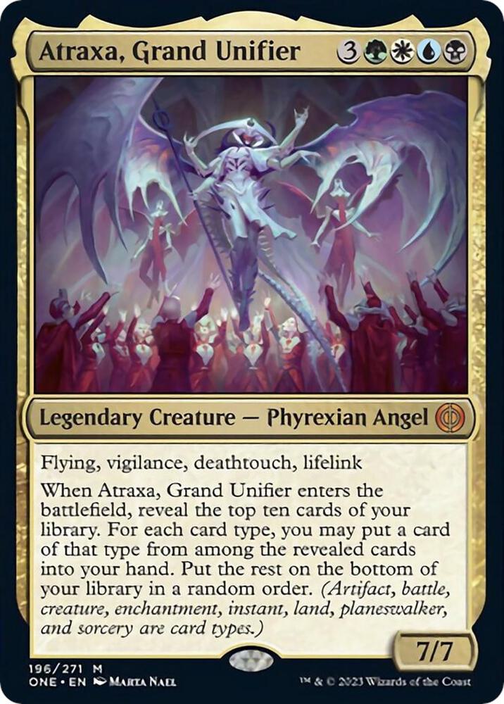 Atraxa, Grand Unifier (196) [Phyrexia: All Will Be One]