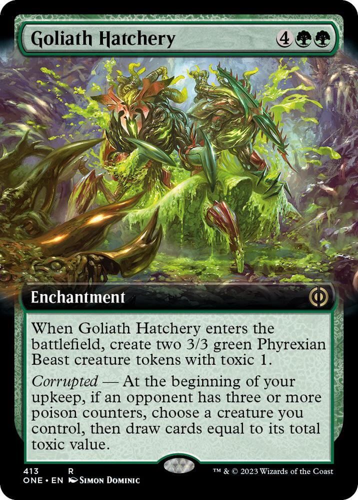 Goliath Hatchery (Extended Art) (413) [Phyrexia: All Will Be One] [Extended Art]
