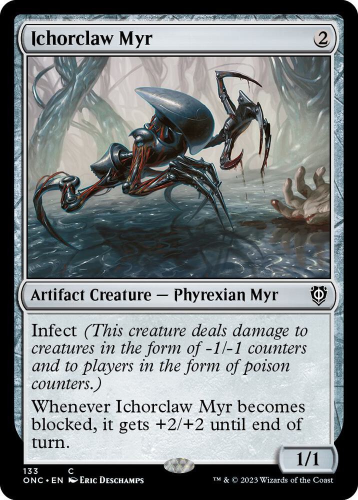 Ichorclaw Myr (133) [Phyrexia: All Will Be One Commander]