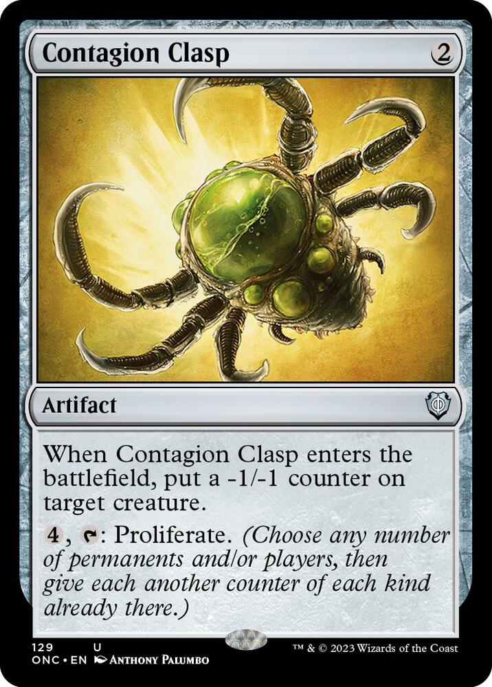 Contagion Clasp (129) [Phyrexia: All Will Be One Commander]