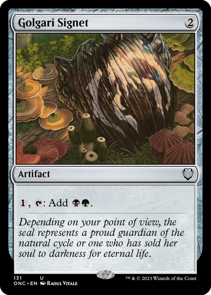 Golgari Signet (131) [Phyrexia: All Will Be One Commander]