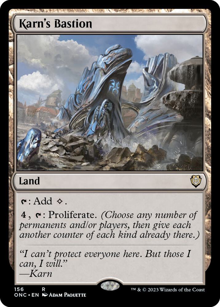 Karn's Bastion (156) [Phyrexia: All Will Be One Commander]