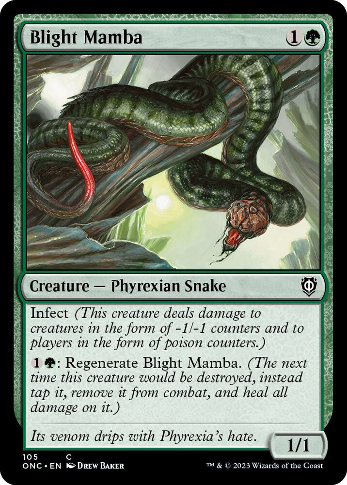 Blight Mamba (105) [Phyrexia: All Will Be One Commander]