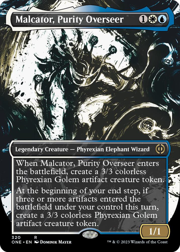 Malcator, Purity Overseer (Showcase) (320) [Phyrexia: All Will Be One] [Showcase, Borderless]