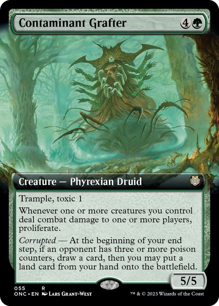 Contaminant Grafter (Extended Art) (55) [Phyrexia: All Will Be One Commander] [Extended Art]