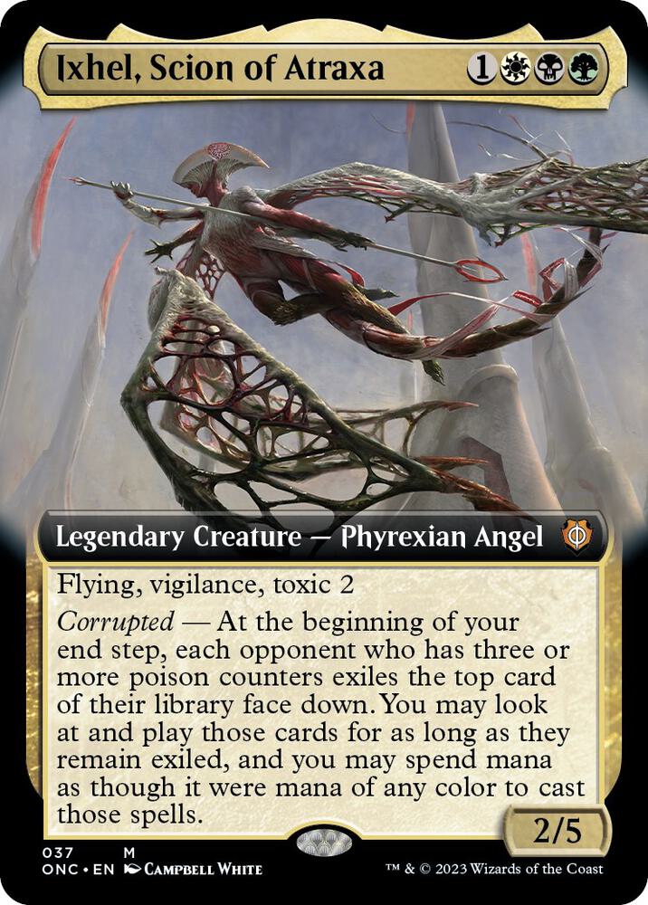 Ixhel, Scion of Atraxa (Extended Art) (37) [Phyrexia: All Will Be One Commander] [Extended Art]