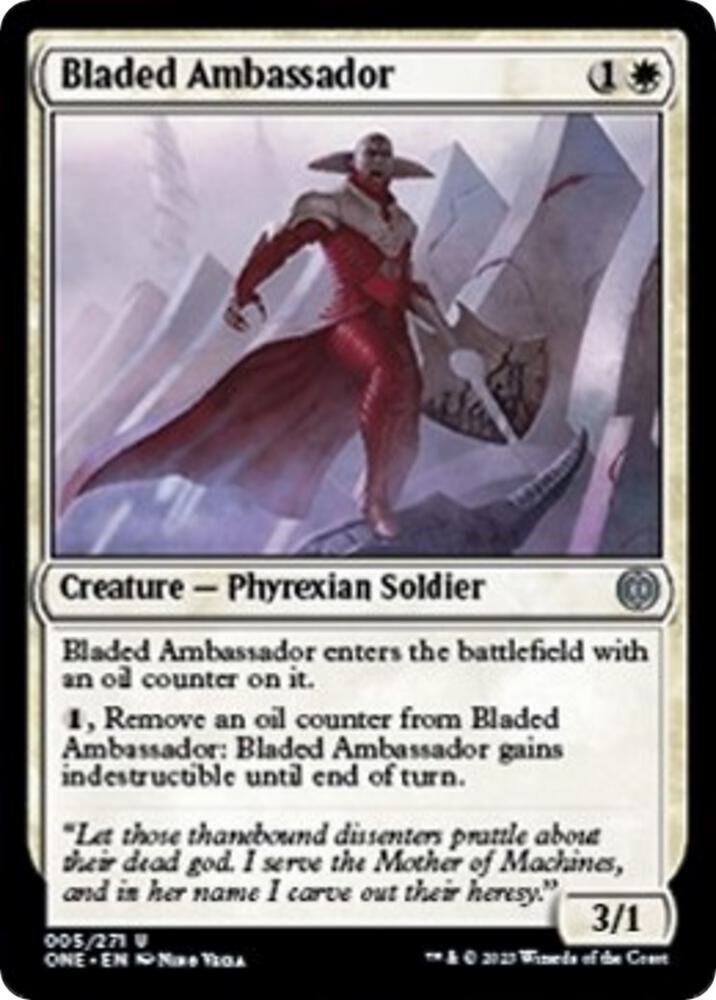 Bladed Ambassador (5) [Phyrexia: All Will Be One]
