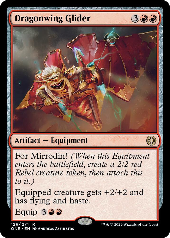 Dragonwing Glider (128) [Phyrexia: All Will Be One]
