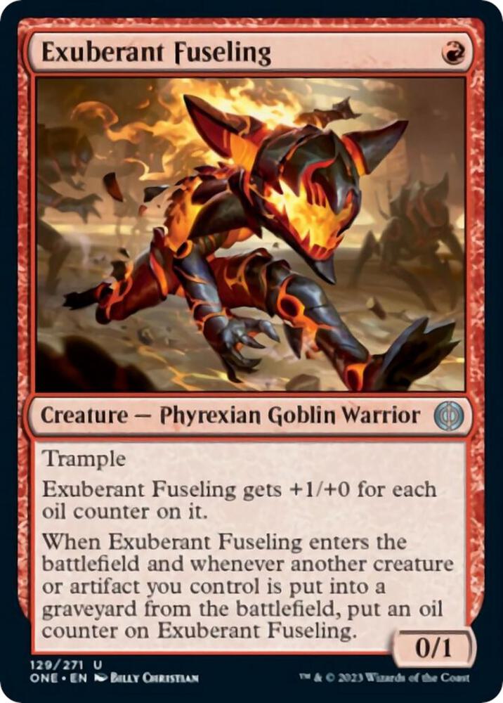 Exuberant Fuseling (129) [Phyrexia: All Will Be One]