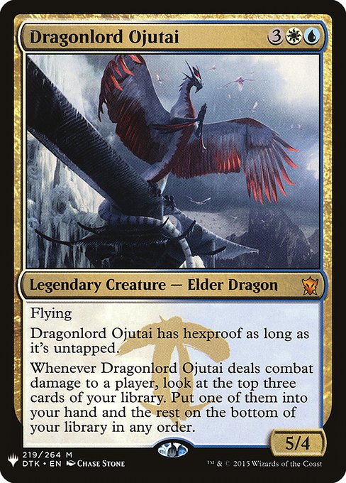 Dragonlord Ojutai (DTK-219) [The List]