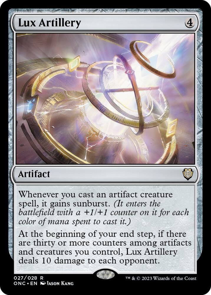 Lux Artillery (27) [Phyrexia: All Will Be One Commander]