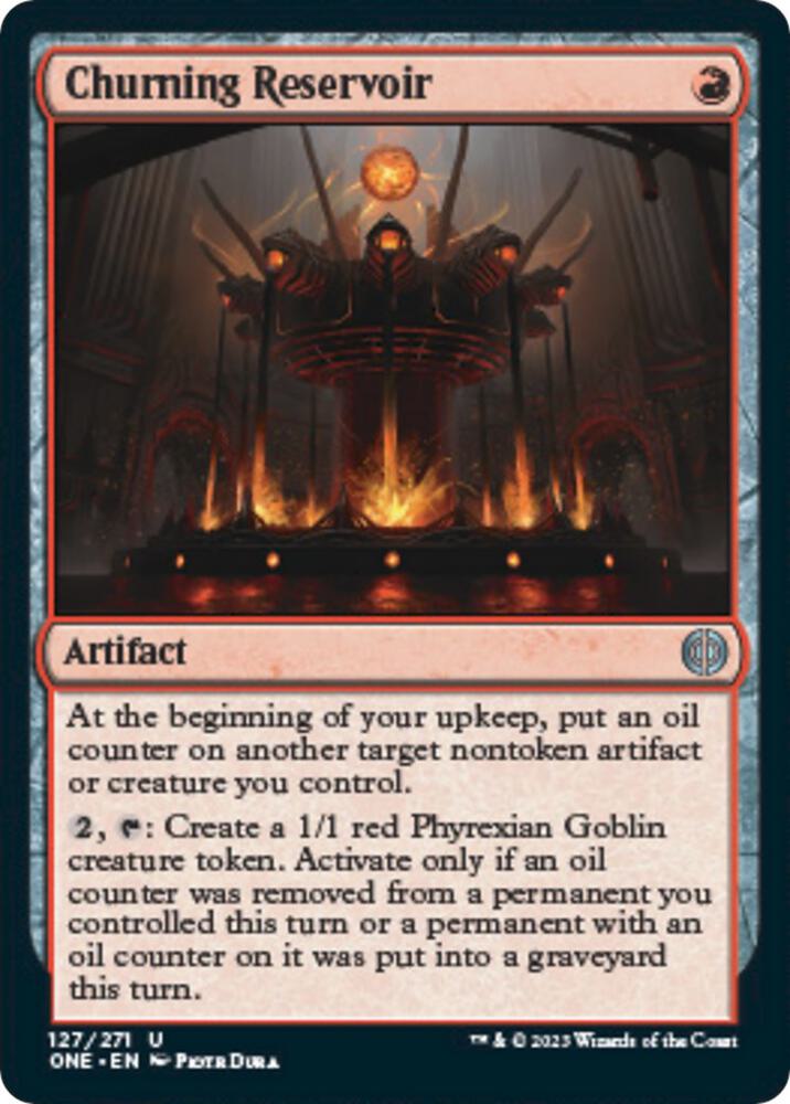 Churning Reservoir (127) [Phyrexia: All Will Be One]