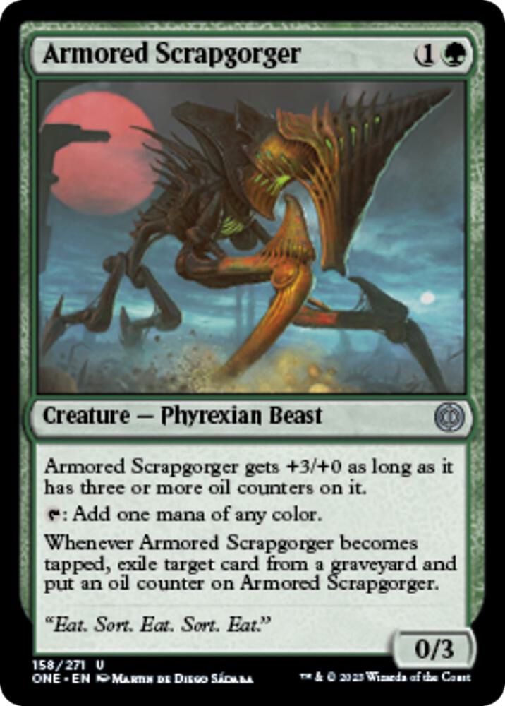 Armored Scrapgorger (158) [Phyrexia: All Will Be One]