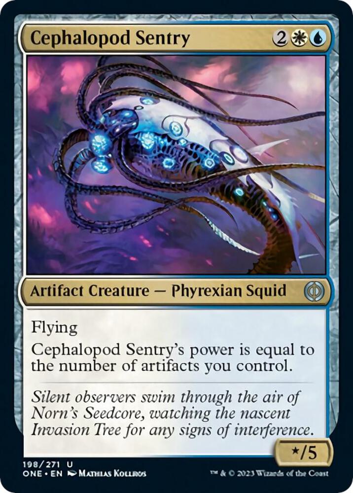 Cephalopod Sentry (198) [Phyrexia: All Will Be One]