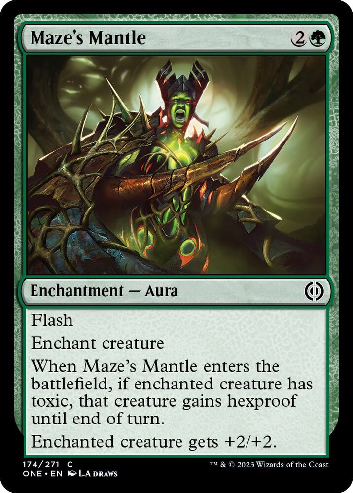 Maze's Mantle (174) [Phyrexia: All Will Be One]