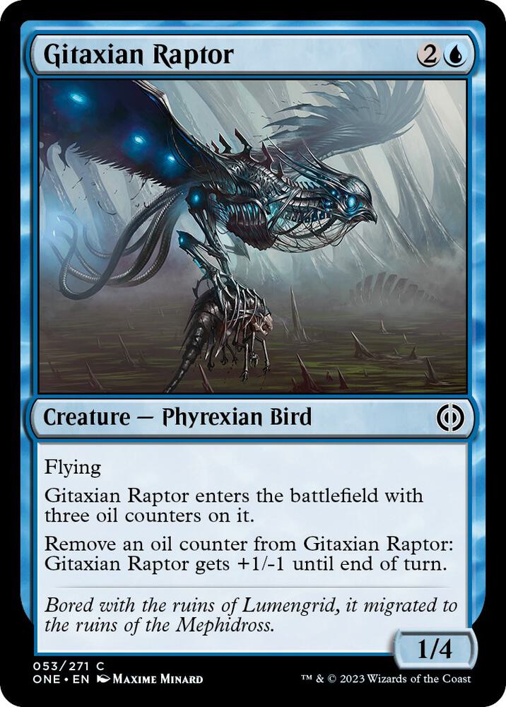 Gitaxian Raptor (53) [Phyrexia: All Will Be One]