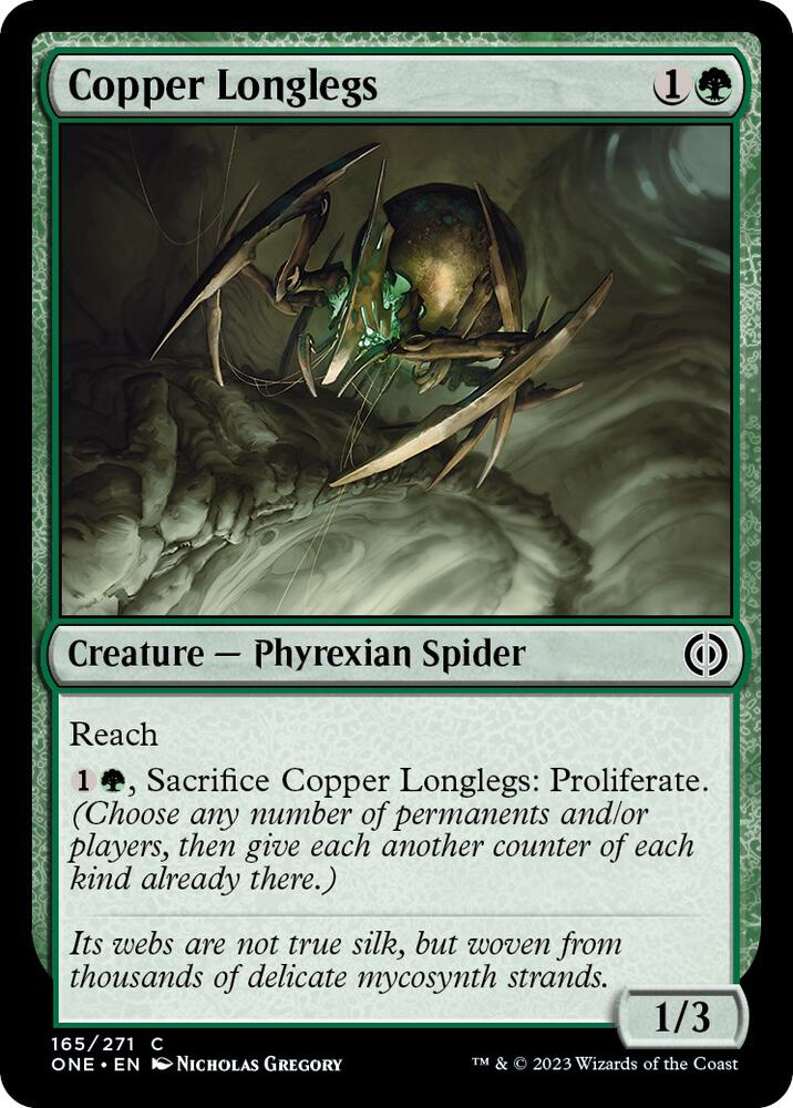 Copper Longlegs (165) [Phyrexia: All Will Be One]