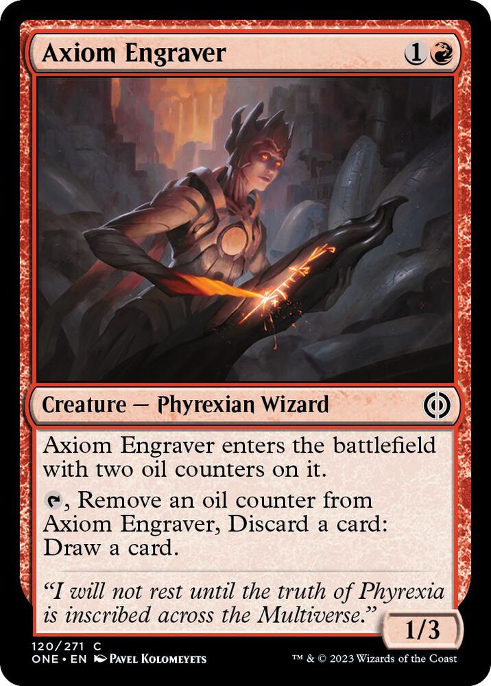 Axiom Engraver (120) [Phyrexia: All Will Be One]