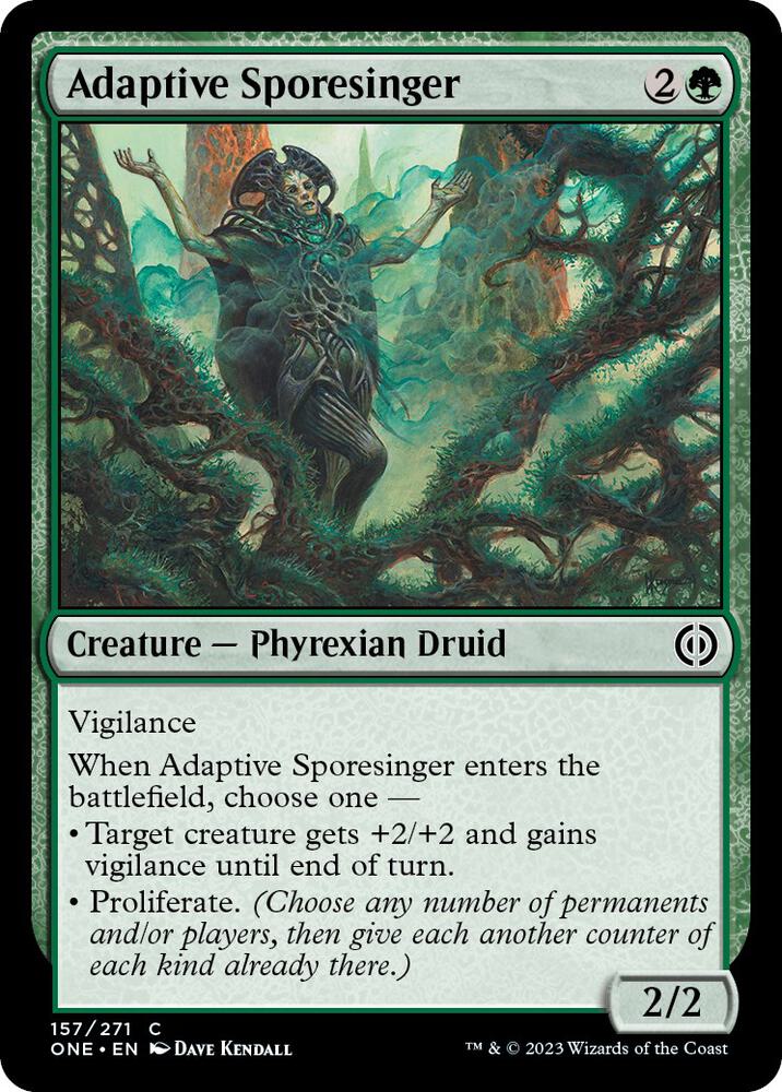 Adaptive Sporesinger (157) [Phyrexia: All Will Be One]