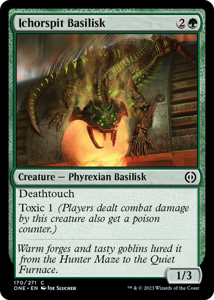 Ichorspit Basilisk (170) [Phyrexia: All Will Be One]