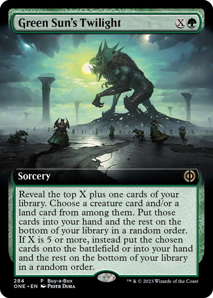 Green Sun's Twilight (Extended Art) (284) [Buy-A-Box Promos] [Extended Art]