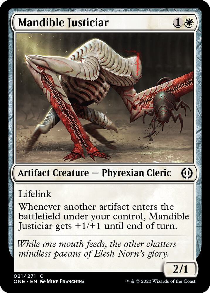 Mandible Justiciar (21) [Phyrexia: All Will Be One]