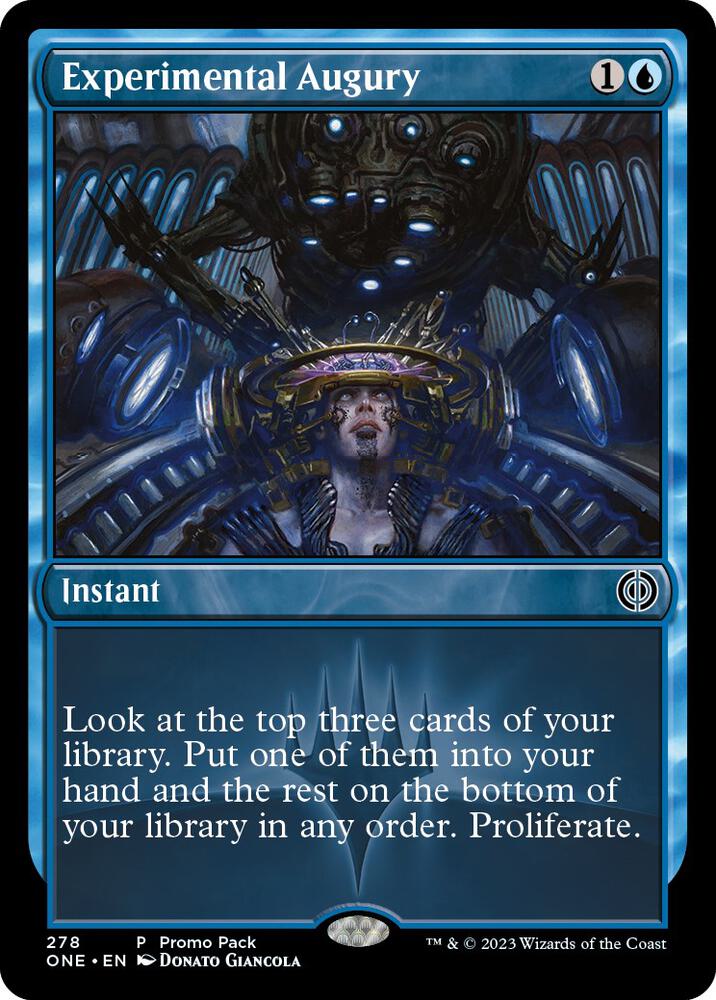 Experimental Augury (278) [Phyrexia: All Will Be One Promos]