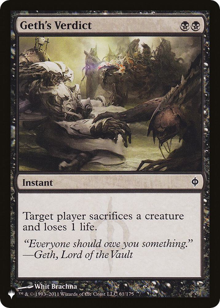 Geth's Verdict (61/175) [The List]