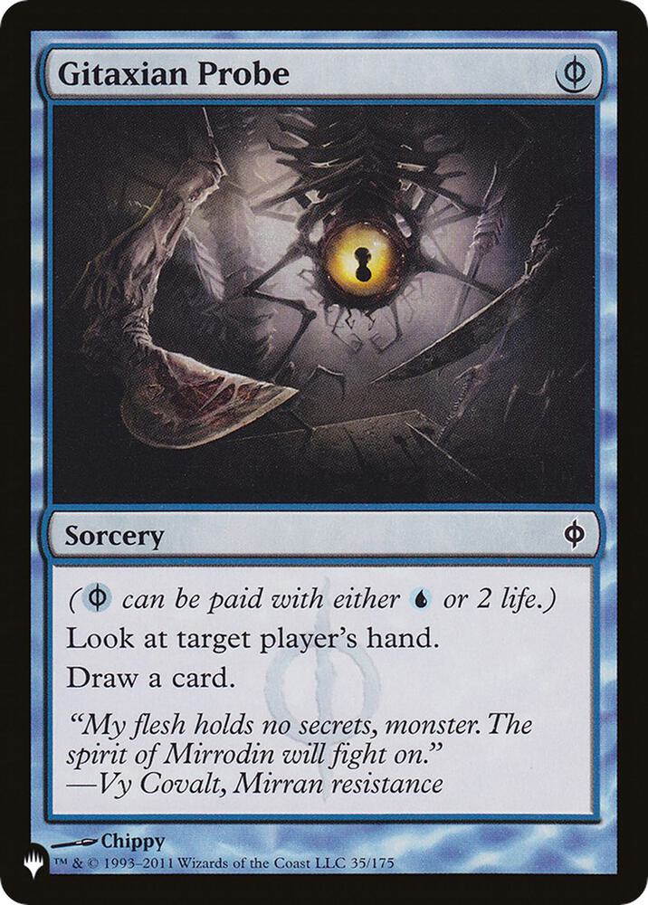 Gitaxian Probe (35/175) [The List]