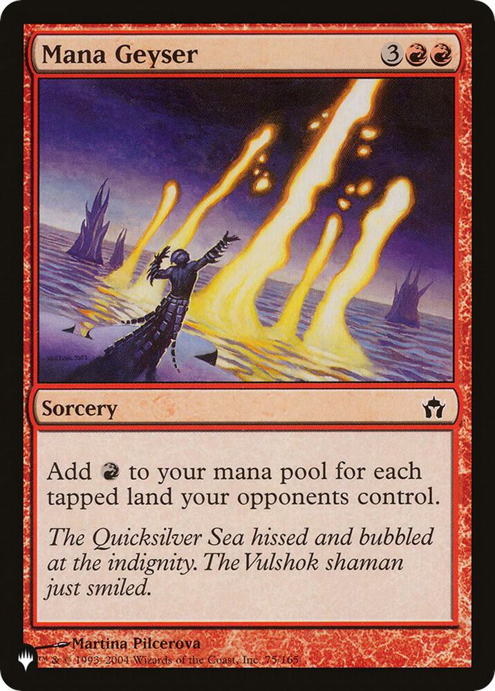 Mana Geyser (75/165) [The List]