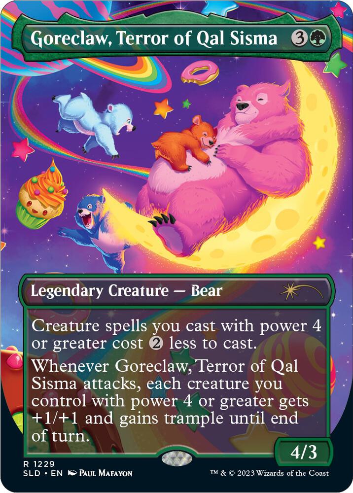 Goreclaw, Terror of Qal Sisma (1229) [Secret Lair Drop] [Borderless]