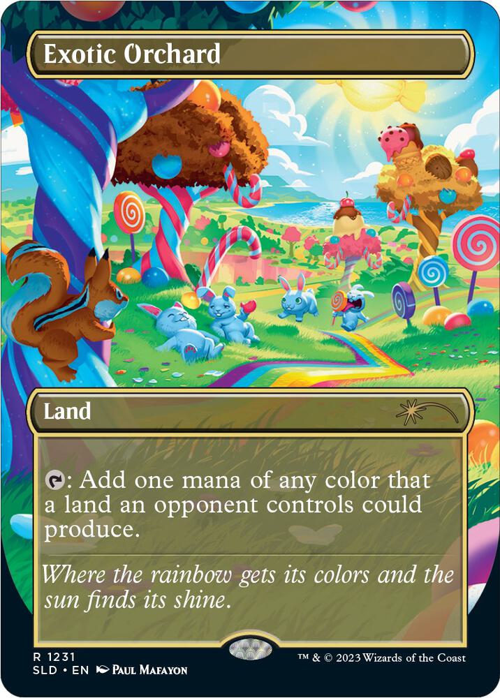 Exotic Orchard (1231) [Secret Lair Drop] [Borderless]
