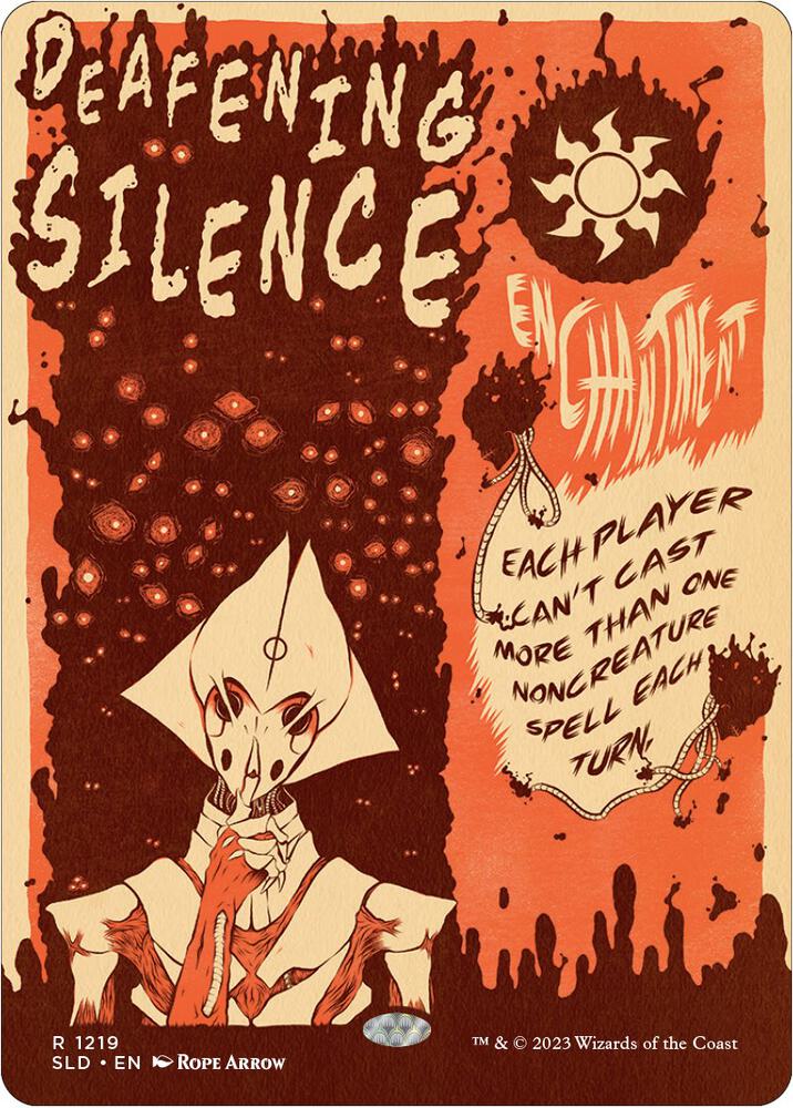 Deafening Silence (1219) [Secret Lair Drop] [Borderless]