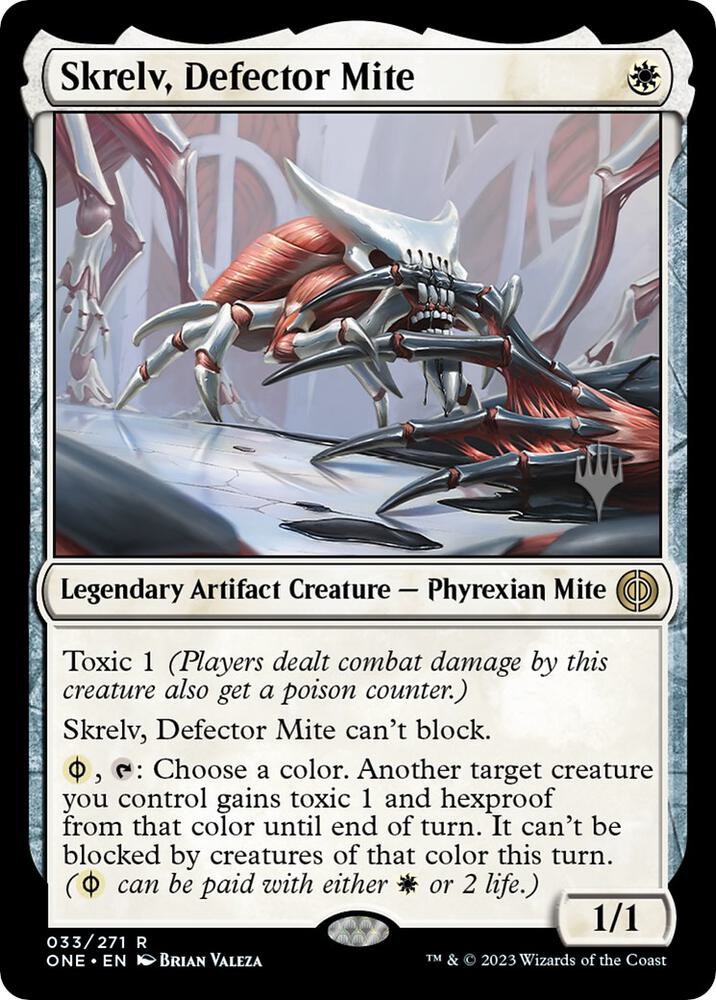 Skrelv, Defector Mite (33) [Phyrexia: All Will Be One Promos]