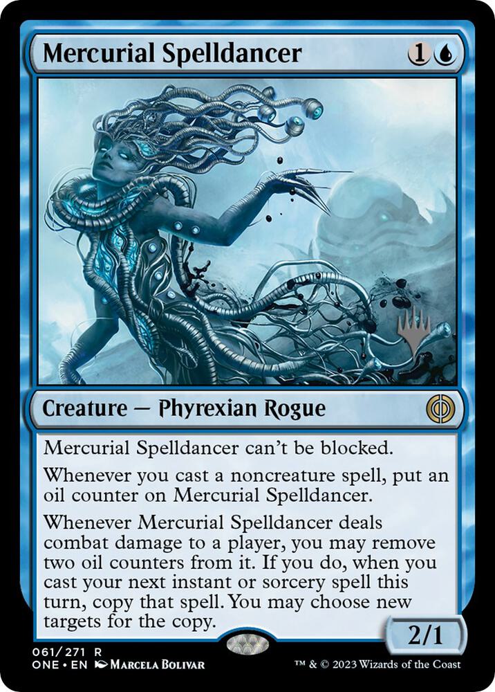 Mercurial Spelldancer (61) [Phyrexia: All Will Be One Promos]