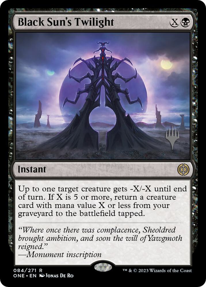 Black Sun's Twilight (84) [Phyrexia: All Will Be One Promos]