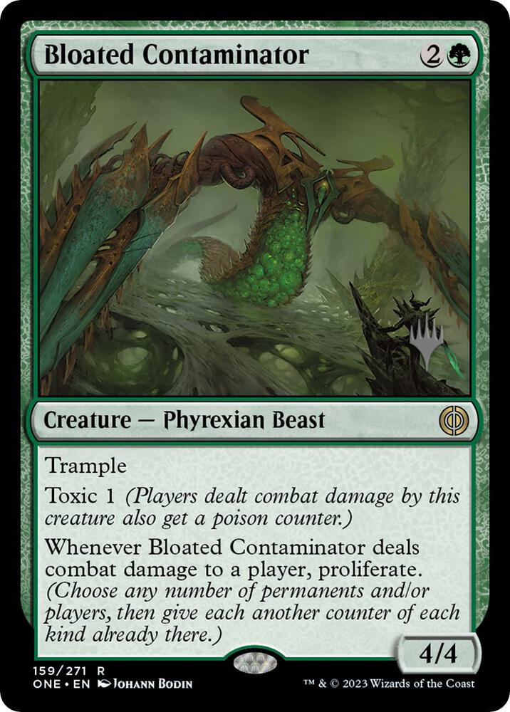 Bloated Contaminator (159) [Phyrexia: All Will Be One Promos]
