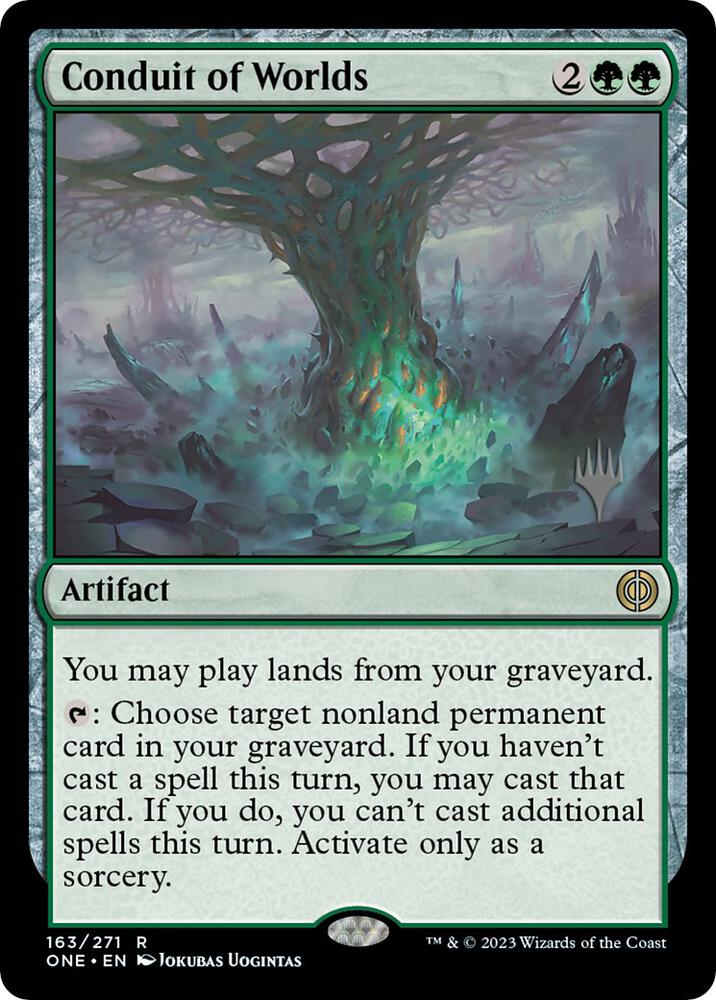 Conduit of Worlds (163) [Phyrexia: All Will Be One Promos]
