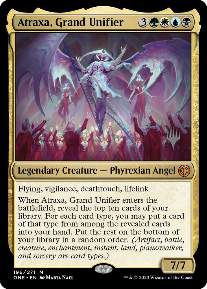 Atraxa, Grand Unifier (196) [Phyrexia: All Will Be One Promos]